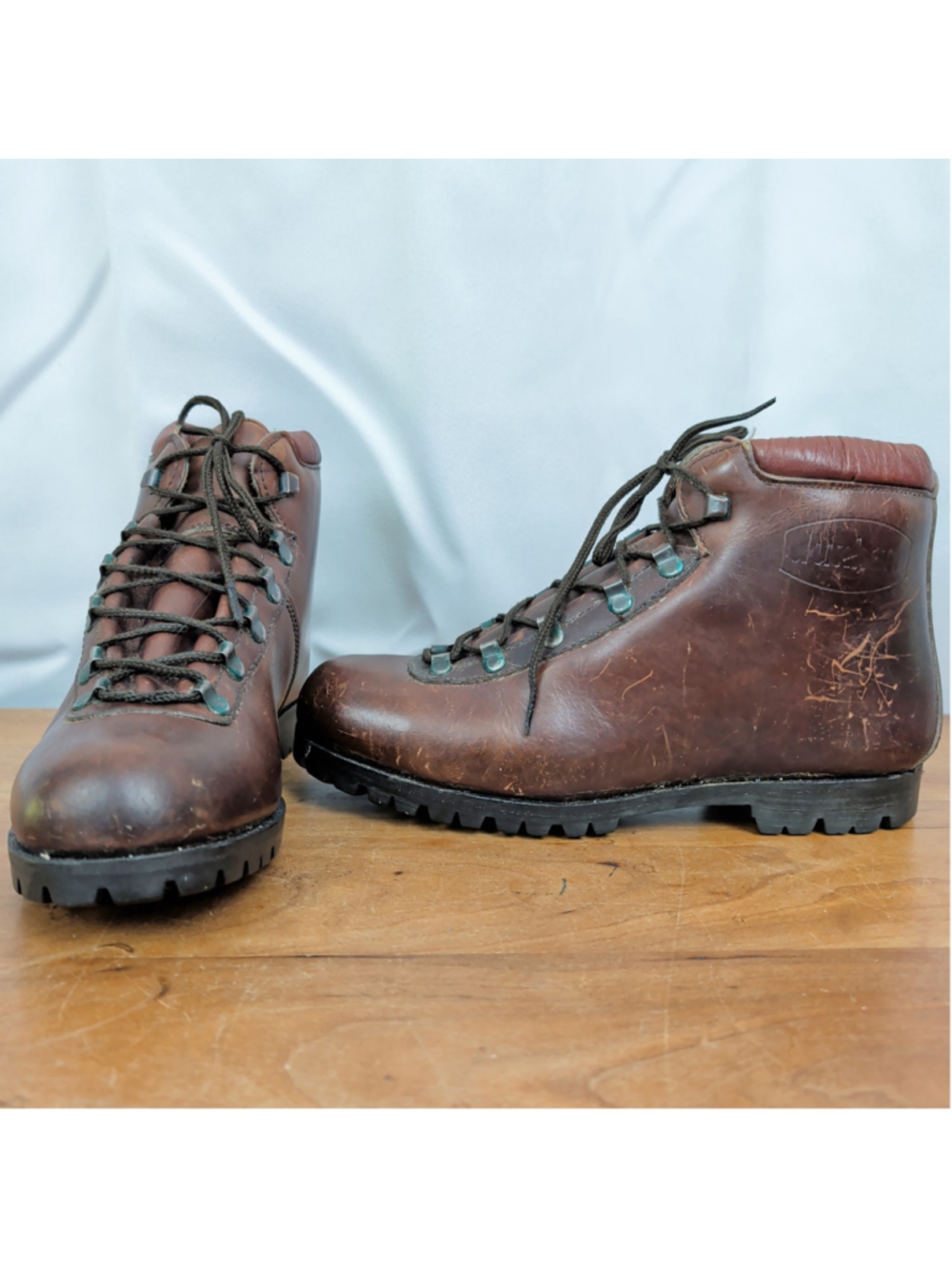 Vintage Leather Italian Made Mountaineering Style Boots